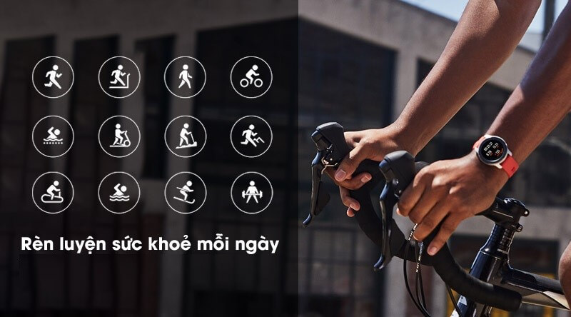 Chế độ chăm sóc sức khỏe của đồng hồ thông minh Amazfit.